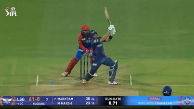 IPL 2025 M40: LSG vs DC - Aiden Markram Six