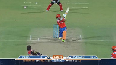 M20: GL vs RCB   – Brendon McCullum Six