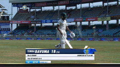 IND vs SA 2019, 1st Test, Day 3: Temba Bavuma Wicket