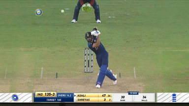 IND vs ENG 2021, 2nd T20I : Virat Kohli Six
