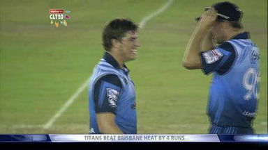 CLT20 2013 M6: TTN vs BRI   –   Man Of The Match –  Marchant de Lange