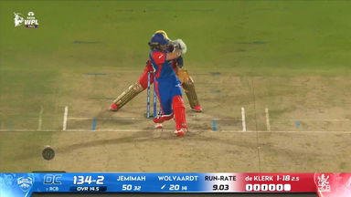 Six: Final, Royal Challengers Bengaluru vs Delhi Capitals, WPL 2026: Laura Wolvaardt Six