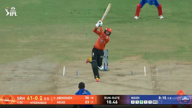 IPL 2026 M31: SRH vs DC - Abhishek Sharma Six