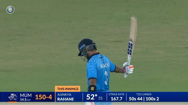 SMAT 2024, Maharashtra vs Mumbai: Ajinkya Rahane's delightful 52(34)
