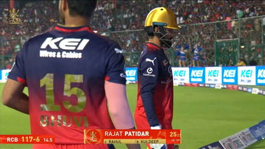 IPL 2025 M24: RCB vs DC - Rajat Patidar Wicket