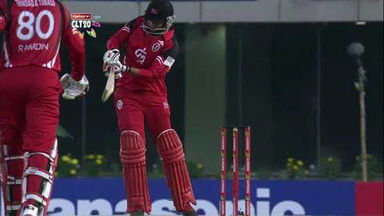 M2: BRI vs T&T –  Sunil Narine c Sabburg b McDermott