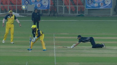 Murugan Ashwin's direct hit to run-out Abhimanyu Rana