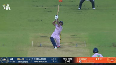 IPL 2026 M56: GT vs SRH - Sai Sudharsan Six