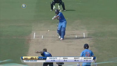 IND vs NZ 2016, 5th ODI: Rohit Sharma  Six