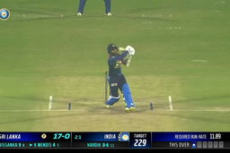 IND vs SL 2023, 3RD T20I: Kusal Mendis  Six