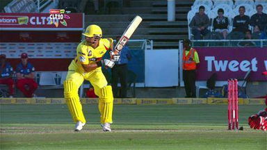 M7: CSK vs LIO – Suresh Raina six