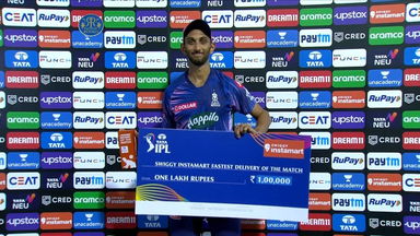 M13: RR vs RCB – Swiggy Instamart fastest Delivery of the Match  – Prasidh Krishna
