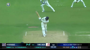 Ranji Trophy  2022/23, Hyderabad vs Tamil Nadu: Super sixes