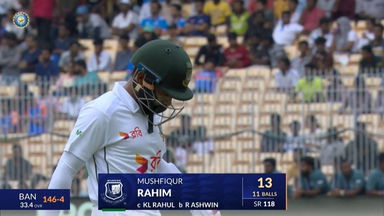IND vs BAN 2024, 1ST Test: Mushfiqur Rahim Wicket