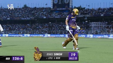 M39: KKR vs GT –  Rinku Singh  Wicket