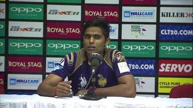 CLT20 2014 M7: KKR vs LIO  –   Press Conference – Suryakumar Yadav