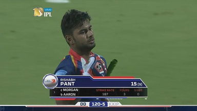 M15: DD vs KXIP – Rishabh Pant Wicket
