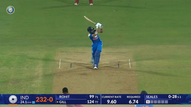 IND vs WI 2026, 2nd ODI: Shubman Gill Six