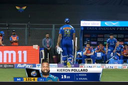 M37: LSG vs MI – Kieron Pollard Wicket