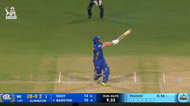 IPL 2025 Eliminator: GT vs MI - Jonny Bairstow Six