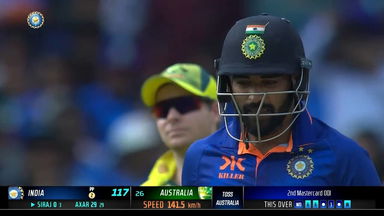 IND vs AUS 2023, 2ND ODI: Mohammed Siraj Wicket