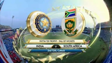 2ND T20I: IND vs SA  –   Fall Of Wickets