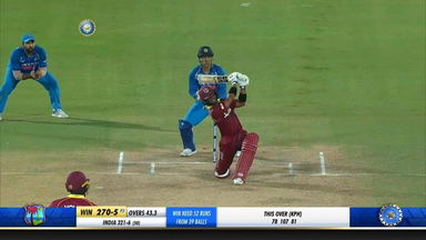 IND vs WI 2018, 2nd ODI: Shai Hope Six