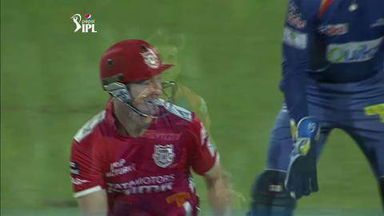 M45: DD vs KXIP – George Bailey Wicket