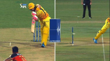 Stump kissed, but not out