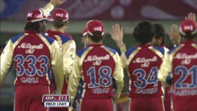 Match 25 KXIP vs RCB – Valthaty's Wicket