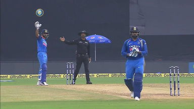 Out, but Not Out - Rohit survives