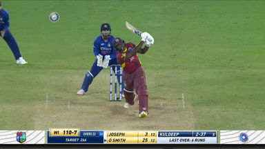 IND vs WI 2022, 3RD ODI: Odean Smith Six