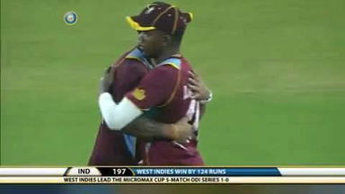 1ST ODI: IND vs WI – Mohammed Shami Wicket