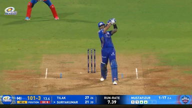IPL 2025 M63: MI vs DC - Suryakumar Yadav Six