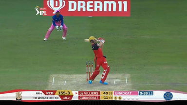 M33: RR vs RCB – AB de Villiers Six