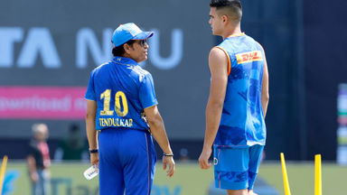 Celebrating a memorable IPL debut with the Tendulkars