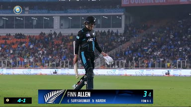 IND vs NZ 2023, 3RD T20I: Finn Allen Wicket