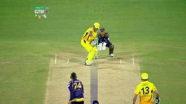 M1: KKR vs CSK –  Suresh Raina Wicket
