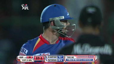 M45: DD vs KXIP – Kevin Pietersen Six