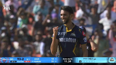 IPL 2025 M35: GT vs DC - Karun Nair Wicket