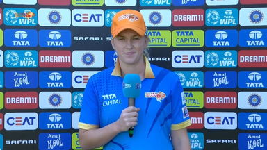 Match 17, Gujarat Giants vs UP Warriorz: Kim Garth Interview