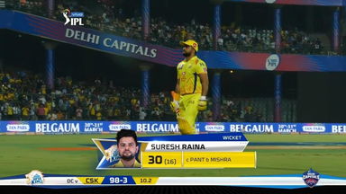 M05: DC vs CSK – Suresh Raina Wicket