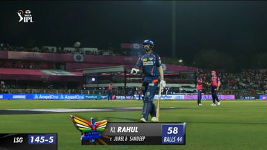M04: RR vs LSG – K L Rahul Wicket