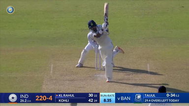 IND vs BAN 2024, 2ND Test: K L Rahul Six