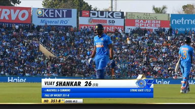 IND vs AUS 2019, 4th ODI: Vijay Shankar Wicket