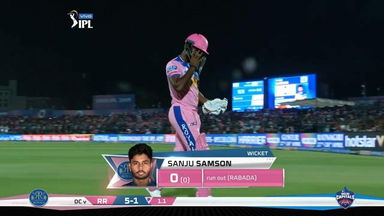 M40: RR vs DC – Sanju Samson Wicket