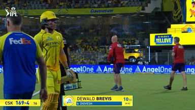 IPL 2026 M53: CSK vs LSG - Dewald Brevis Wicket