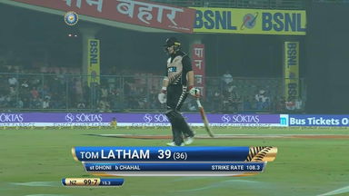 IND vs NZ 2017, 1st T20I: Tom Latham Wicket