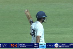 Ranji Trophy 2026-27, KSCA vs SCA: Harvik Desai's aggressive 77(78)