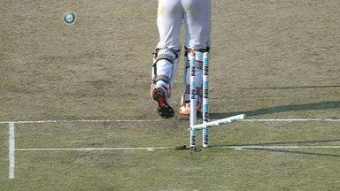 4th Test : IND vs SA  –  JP Duminy Wicket